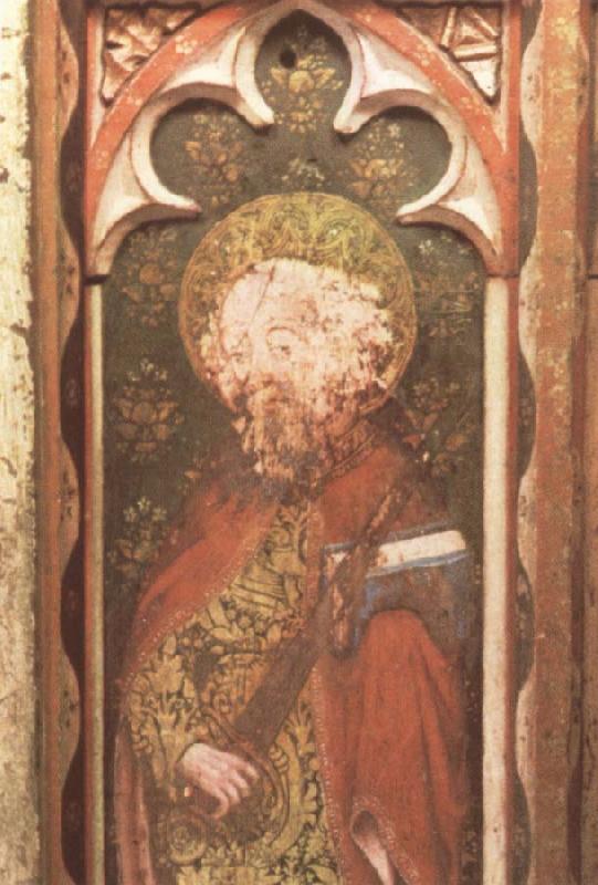 Painted Screen of St Paul